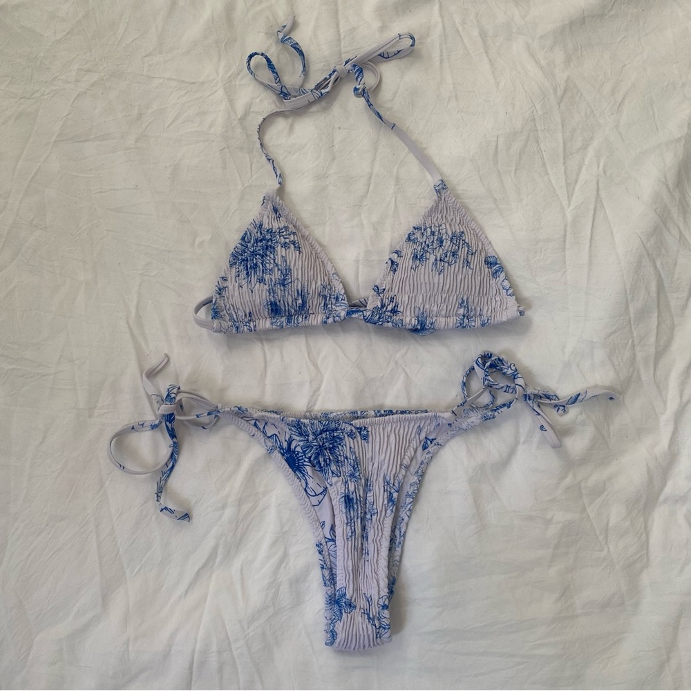 VOLAFA Women's Triangle Bikini Set